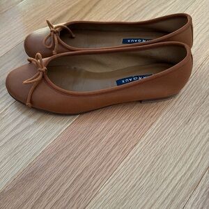 Tan Margaux ballet flats